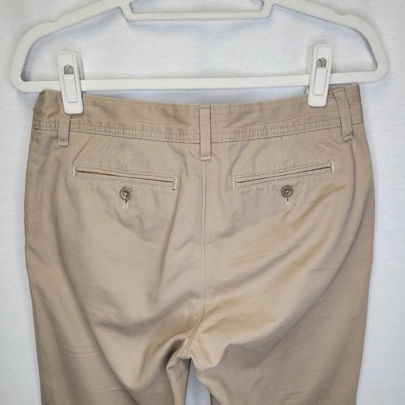 Eddie Bauer Women's Size 8 Pants Tan Khaki Legendwash Straight Leg - Picture 4 of 7